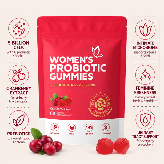 Cranberry Womens Probiotic Gummies